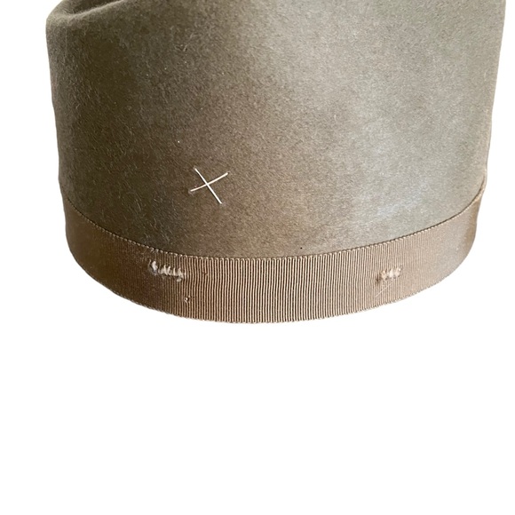 Lovely Bird Malibu Pale Olive Verona Fedora Hat S NEW - Picture 4 of 7